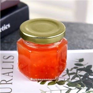 120 ml sechseckige Honiggläser
